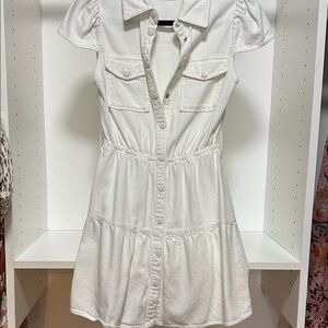 Alice + Olivia White Mini Dress